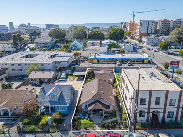 311 South Burlington Ave aerial shot