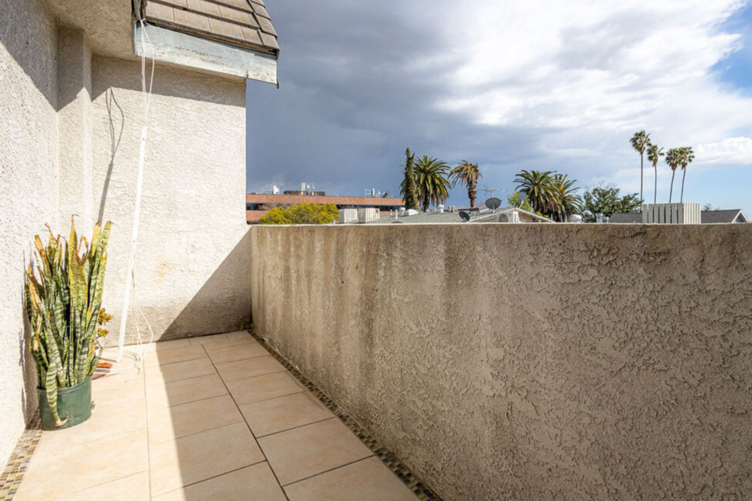Balcony at 611 Mound Avenue #E in South Pasadena