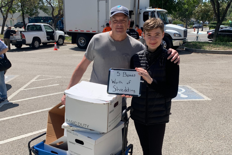 Tiao Properties Community Shred Day at Ralph Foy Park in Burbank