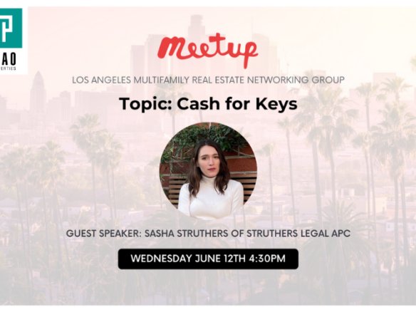 Cash for keys meetup event